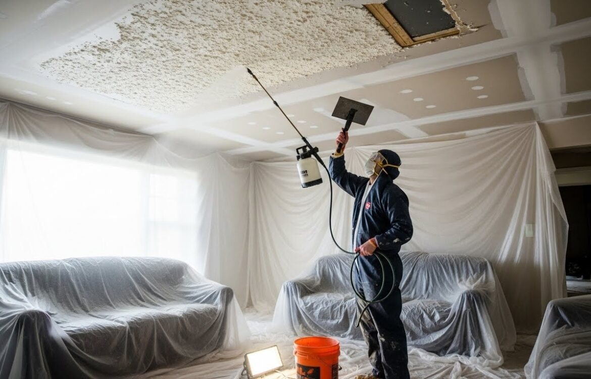 How to Remove Popcorn Ceilings Without the Mess (Yes, It&rsquo;s Possible)